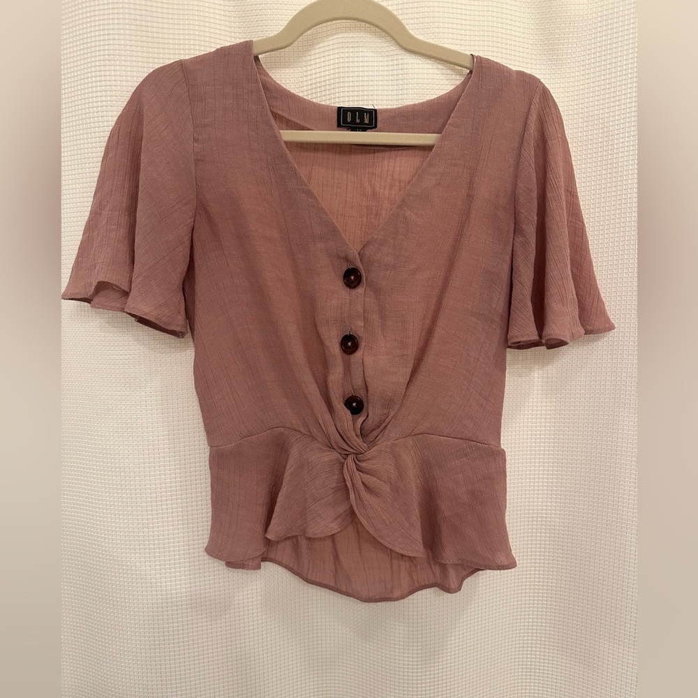Women's OLM Rose Pink blouse